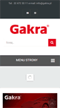 Mobile Screenshot of gakra.pl