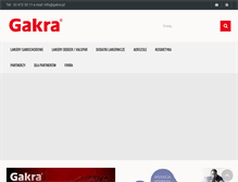Tablet Screenshot of gakra.pl